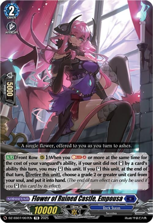 Image for Flower of Ruined Castle, Empousa (DZ-SS07/007EN) (DZ-SS07: Master Deckset -Michiru Hazama-) - Cardfight Vanguard