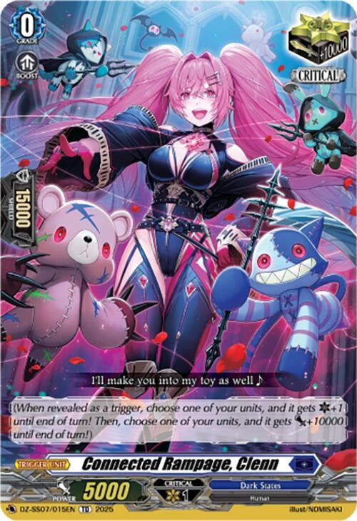 Image for Connected Rampage, Clenn (DZ-SS07/015EN) (DZ-SS07: Master Deckset -Michiru Hazama-) - Cardfight Vanguard
