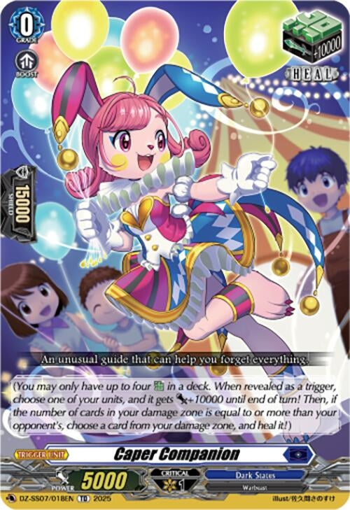 Image for Caper Companion (DZ-SS07/018EN) (DZ-SS07: Master Deckset -Michiru Hazama-) - Cardfight Vanguard