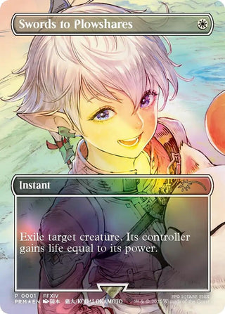 Image for Swords to Plowshares (Borderless) (1) (MagicFest Cards) - Magic: The Gathering