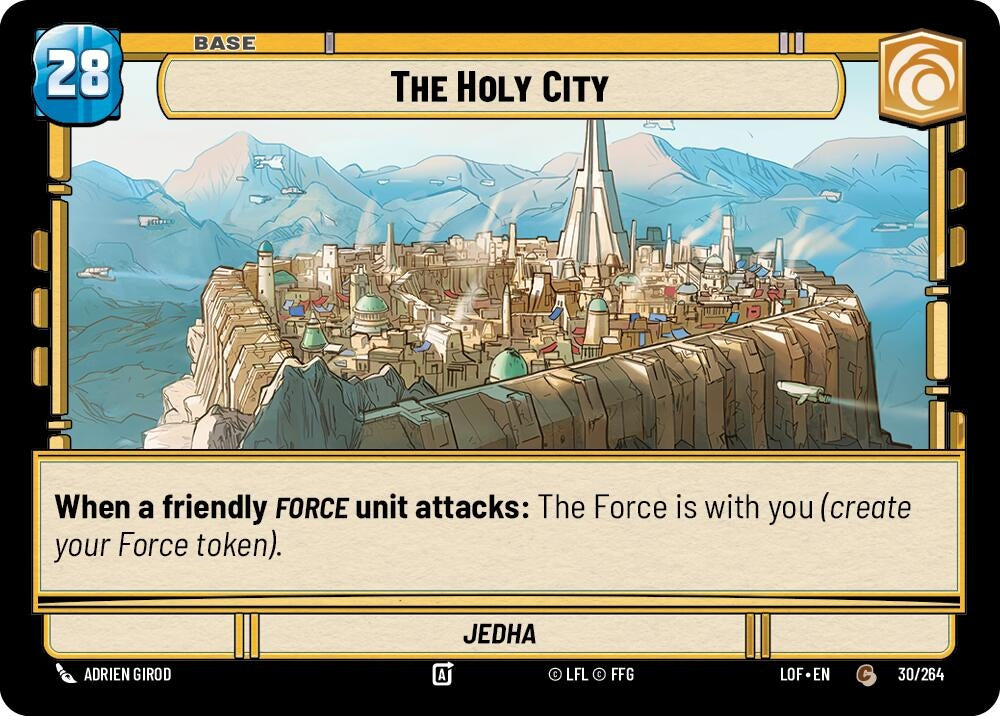Image for The Holy City // Experience (030/264 // T01/T03) (Legends of the Force) - Star Wars: Unlimited