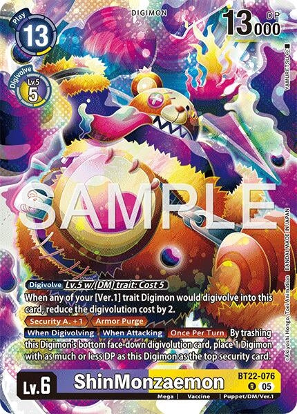 ShinMonzaemon (BT22-076 R) (Cyber Eden)