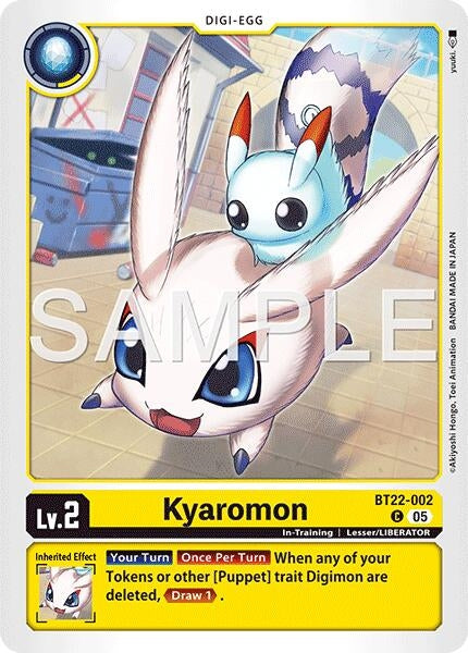 Kyaromon (BT22-002 C) (Cyber Eden)