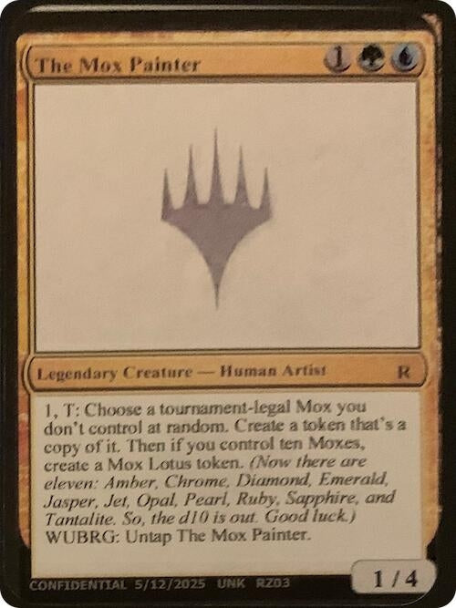 Image for The Mox Painter (Un-Known Event Playtest Cards) - Magic: The Gathering