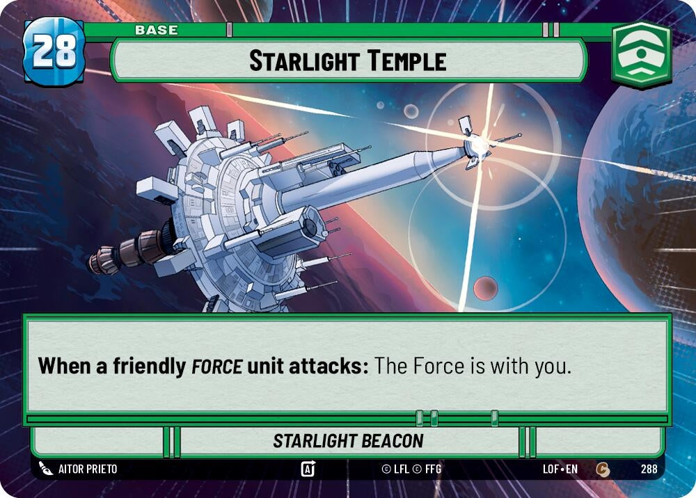 Image for Starlight Temple // Shield (Hyperspace) (288 // T02) (Legends of the Force) - Star Wars: Unlimited