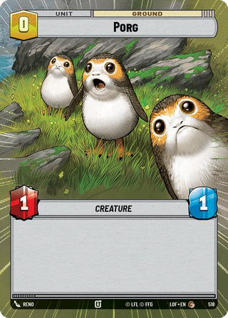 Image for Porg (Hyperspace) (518) (Legends of the Force) - Star Wars: Unlimited