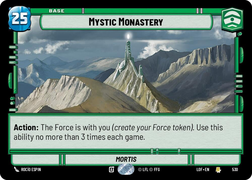 Image for Mystic Monastery (Foil) (530) (Legends of the Force) - Star Wars: Unlimited