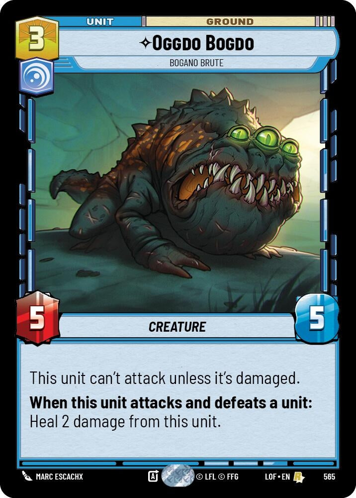 Image for Oggdo Bogdo - Bogano Brute (Foil) (565) (Legends of the Force) - Star Wars: Unlimited