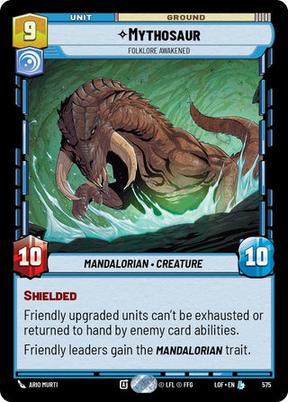 Image for Mythosaur - Folklore Awakened (Foil) (575) (Legends of the Force) - Star Wars: Unlimited