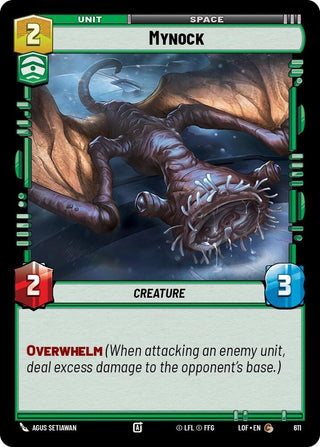 Image for Mynock (Foil) (611) (Legends of the Force) - Star Wars: Unlimited