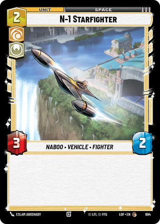 Image for N-1 Starfighter (Foil) (694) (Legends of the Force) - Star Wars: Unlimited