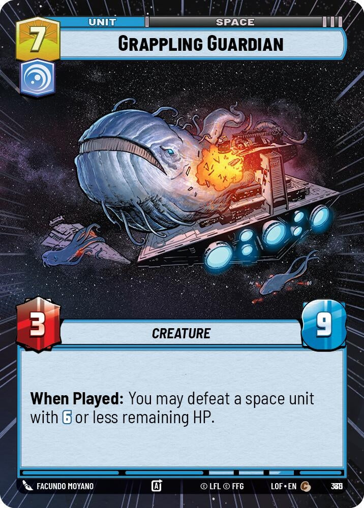 Image for Grappling Guardian (Hyperspace Foil) (811) (Legends of the Force) - Star Wars: Unlimited