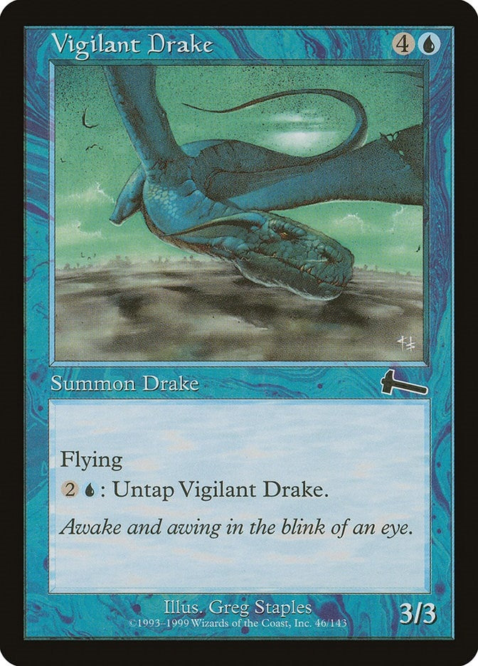 Vigilant Drake (46) [ULG] - MTG Single