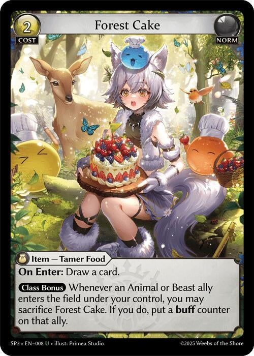 Image for Forest Cake (008) (Supporter Pack 3) - Grand Archive TCG