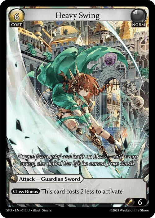 Image for Heavy Swing (013) (Supporter Pack 3) - Grand Archive TCG