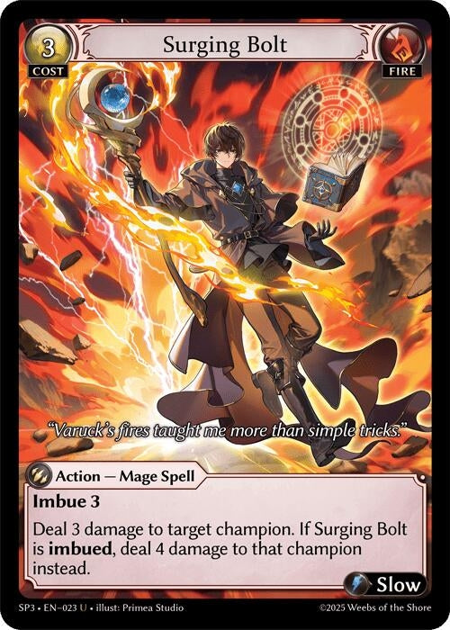Image for Surging Bolt (023) (Supporter Pack 3) - Grand Archive TCG