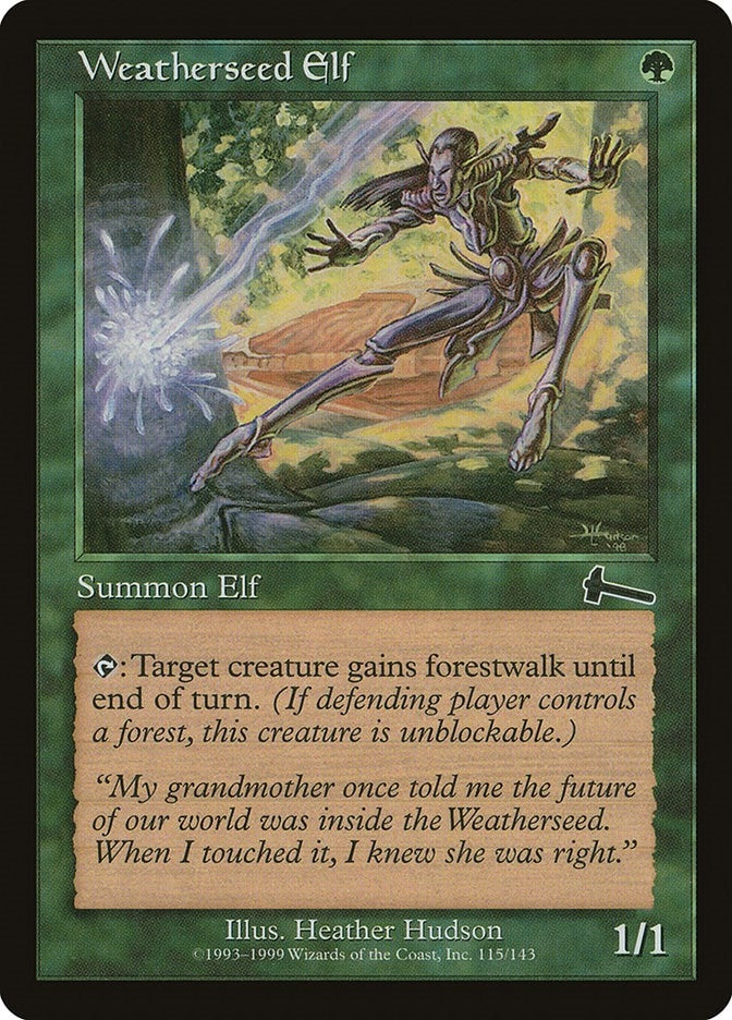 Weatherseed Elf (115) [ULG] - MTG Single