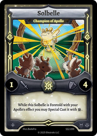 Image for Solbelle - Champion of Apollo (SS2-099) (Shattered Stars Chapter 2 [SS2]) - Elestrals