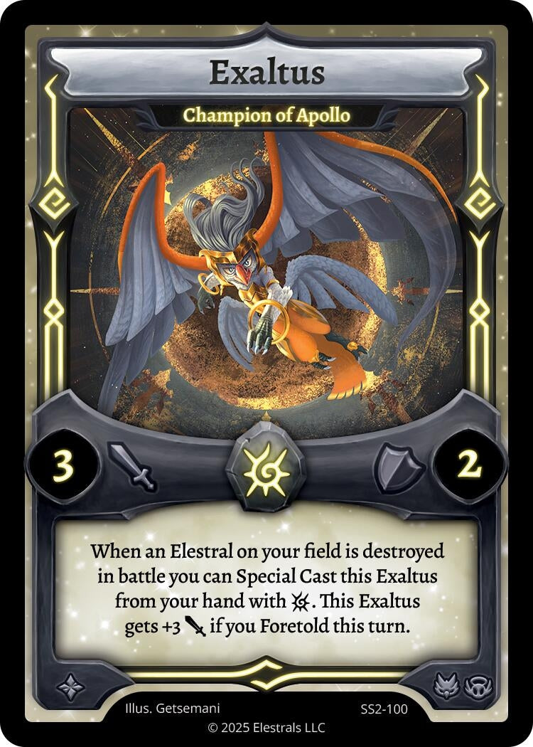 Image for Exaltus - Champion of Apollo (SS2-100) (Shattered Stars Chapter 2 [SS2]) - Elestrals