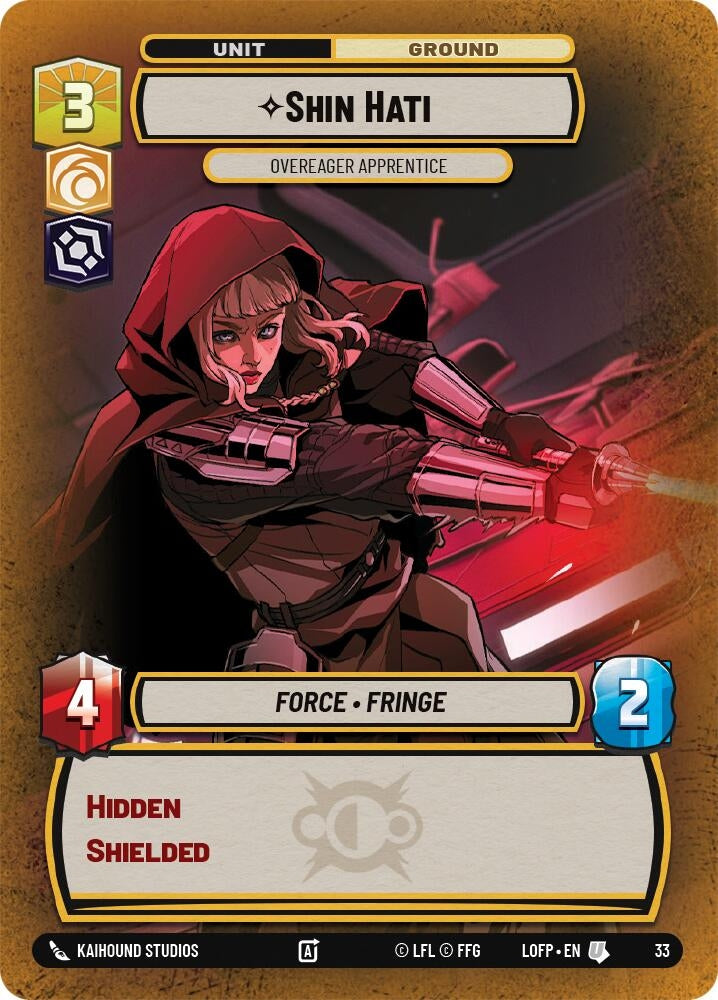 Image for Shin Hati - Overeager Apprentice (Foil) (33) (Legends of the Force - Weekly Play Promos) - Star Wars: Unlimited