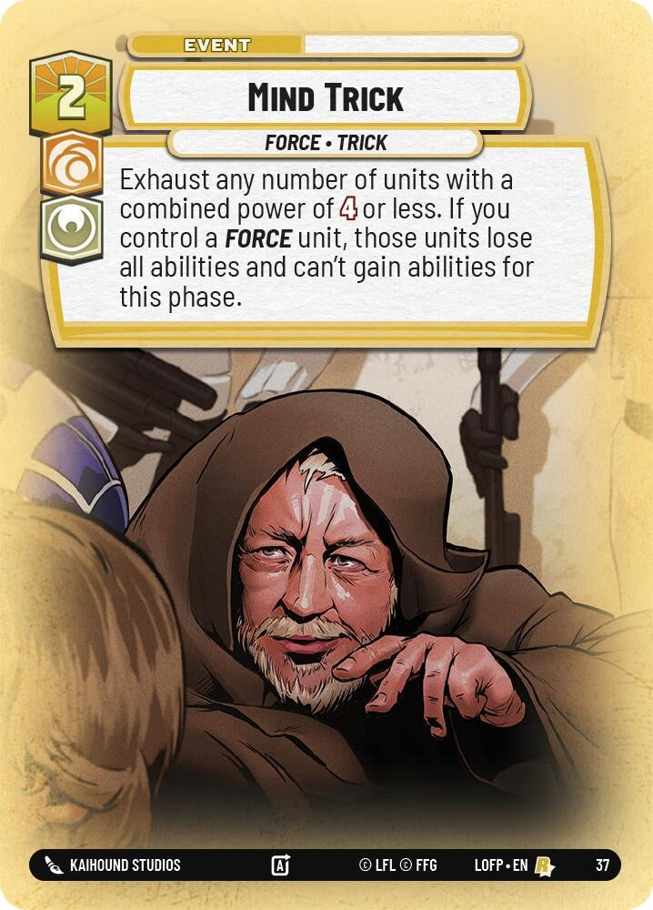 Image for Mind Trick (Foil) (37) (Legends of the Force - Weekly Play Promos) - Star Wars: Unlimited