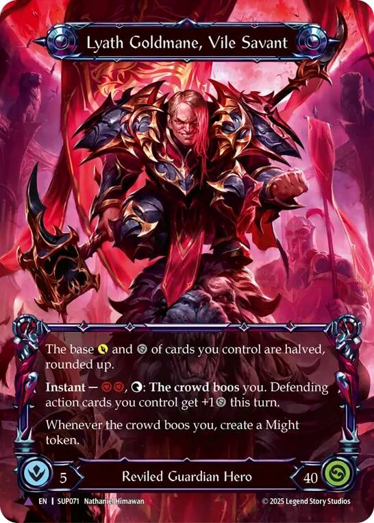 Image for Lyath Goldmane, Vile Savant (Marvel) (SUP071) - Flesh and Blood TCG