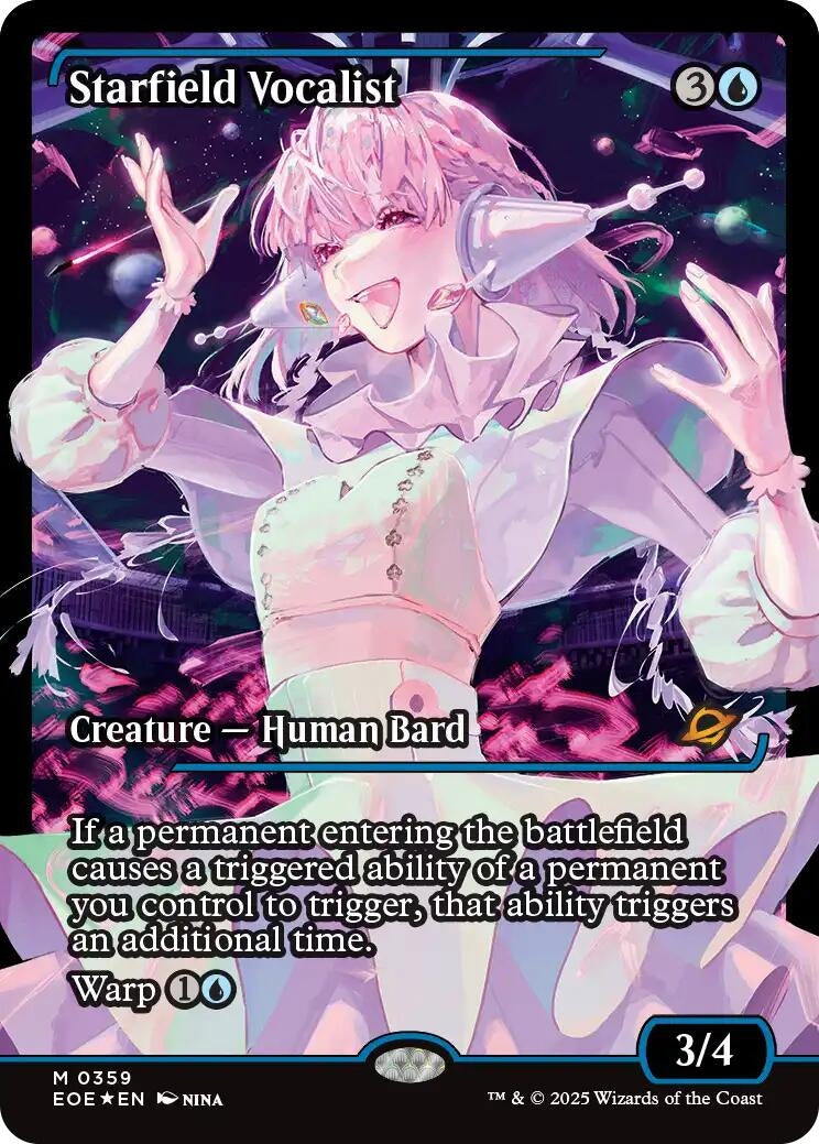 Image for Starfield Vocalist (Showcase) (359) (Edge of Eternities) - Magic: The Gathering