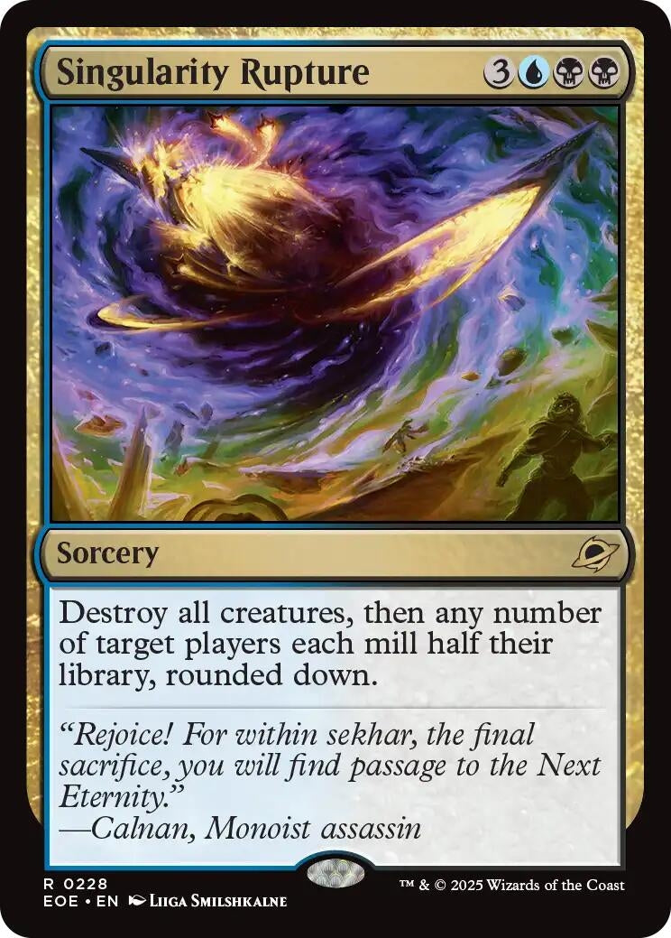 Singularity Rupture (228) (EOE)