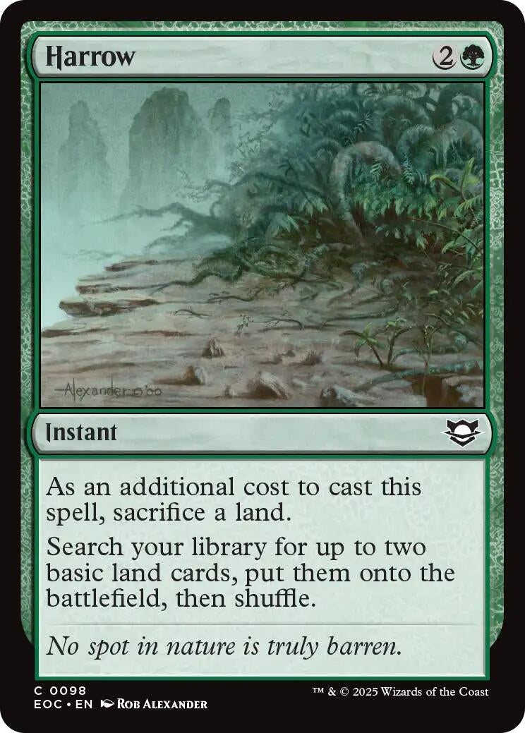 Image for Harrow (98) (Commander: Edge of Eternities) - Magic: The Gathering