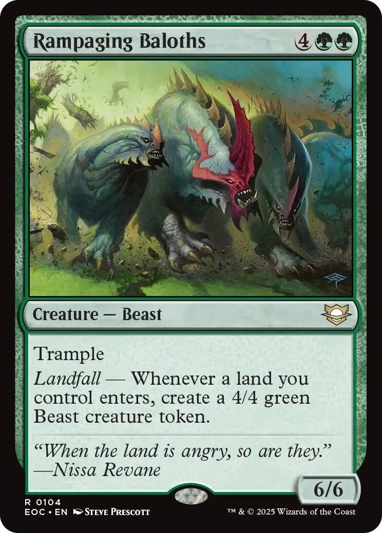 Image for Rampaging Baloths (104) (Commander: Edge of Eternities) - Magic: The Gathering