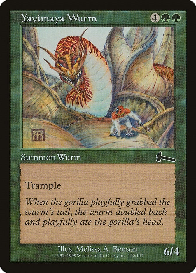 Yavimaya Wurm (120) [ULG] - MTG Single