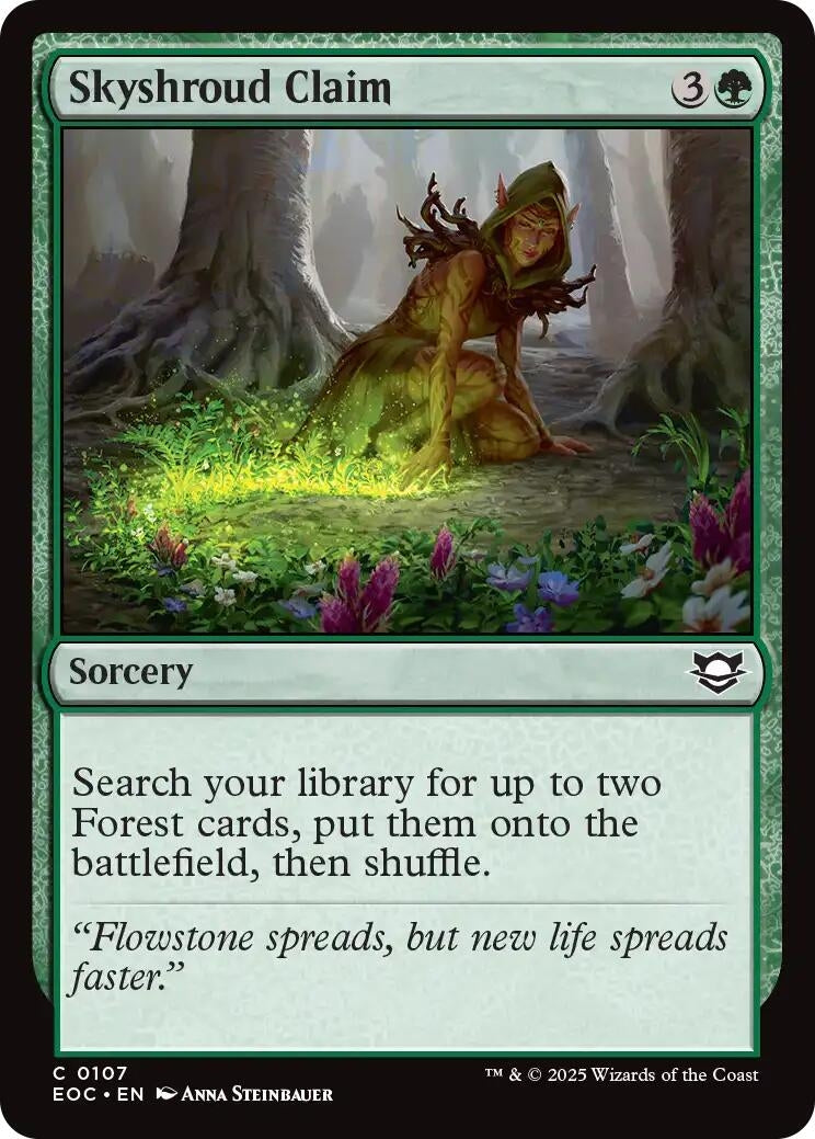 Image for Skyshroud Claim (107) (Commander: Edge of Eternities) - Magic: The Gathering