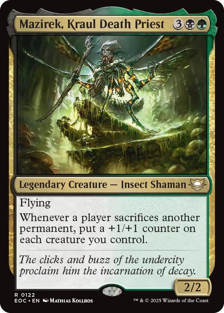 Image for Mazirek, Kraul Death Priest (122) (Commander: Edge of Eternities) - Magic: The Gathering