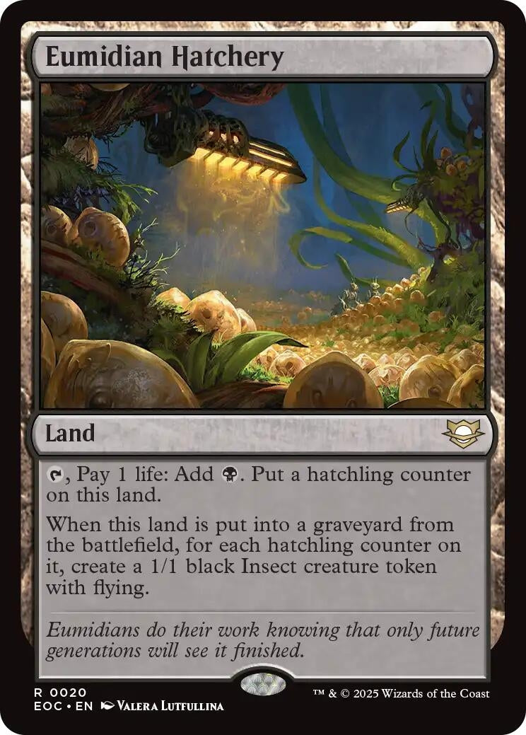 Image for Eumidian Hatchery (20) (Commander: Edge of Eternities) - Magic: The Gathering