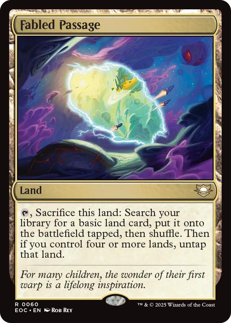 Image for Fabled Passage (60) (Commander: Edge of Eternities) - Magic: The Gathering