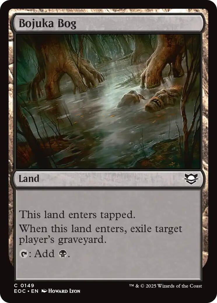 Image for Bojuka Bog (149) (Commander: Edge of Eternities) - Magic: The Gathering