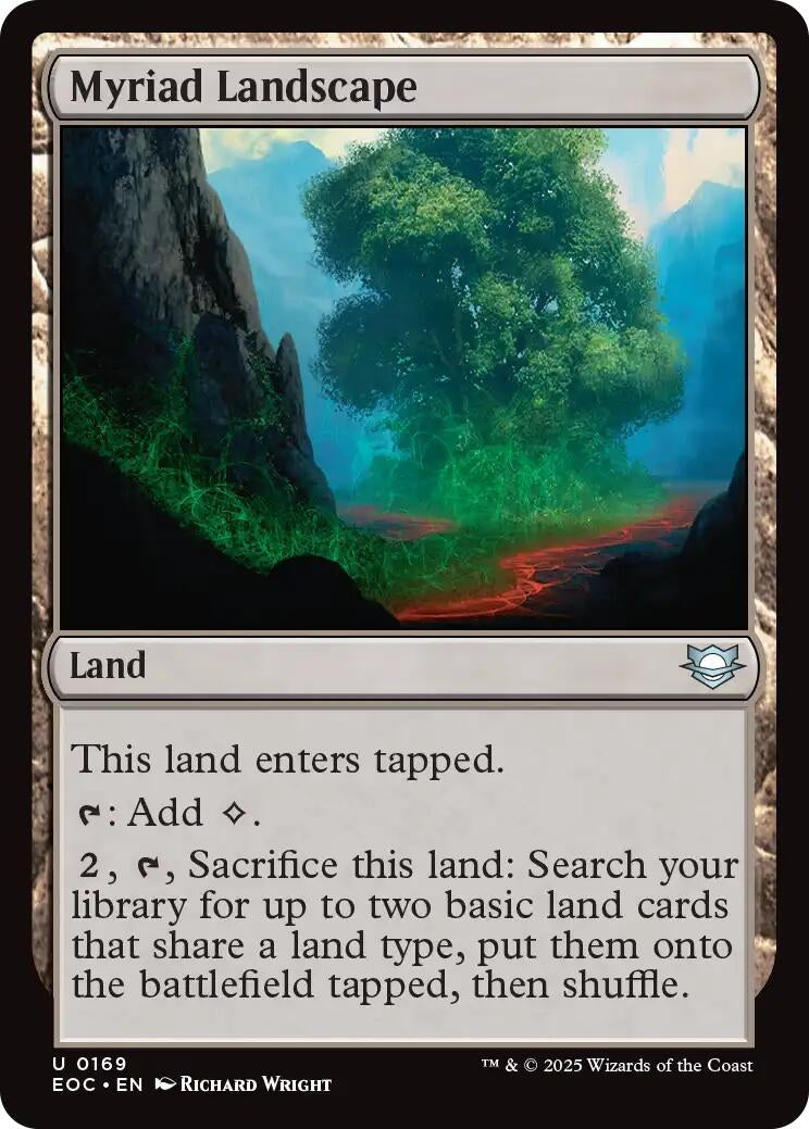 Image for Myriad Landscape (169) (Commander: Edge of Eternities) - Magic: The Gathering