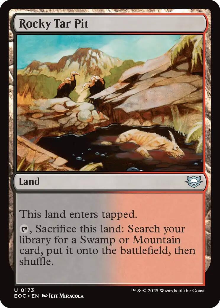Image for Rocky Tar Pit (173) (Commander: Edge of Eternities) - Magic: The Gathering