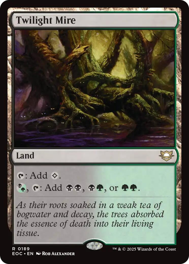 Image for Twilight Mire (189) (Commander: Edge of Eternities) - Magic: The Gathering