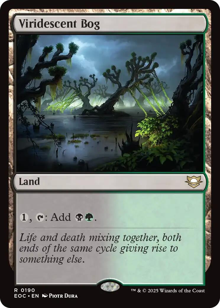 Image for Viridescent Bog (190) (Commander: Edge of Eternities) - Magic: The Gathering