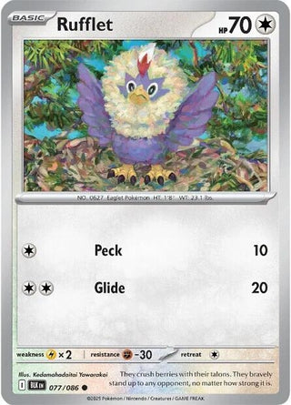 Rufflet (077/086) (SV: Black Bolt)