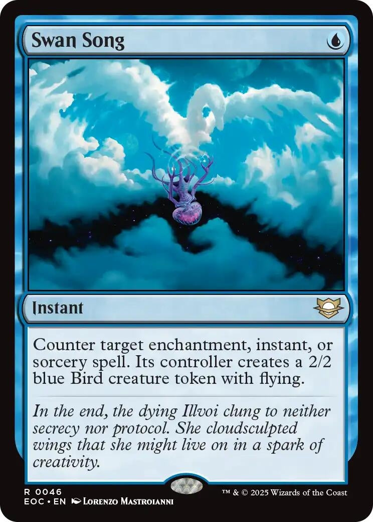 Image for Swan Song (46) (Commander: Edge of Eternities) - Magic: The Gathering
