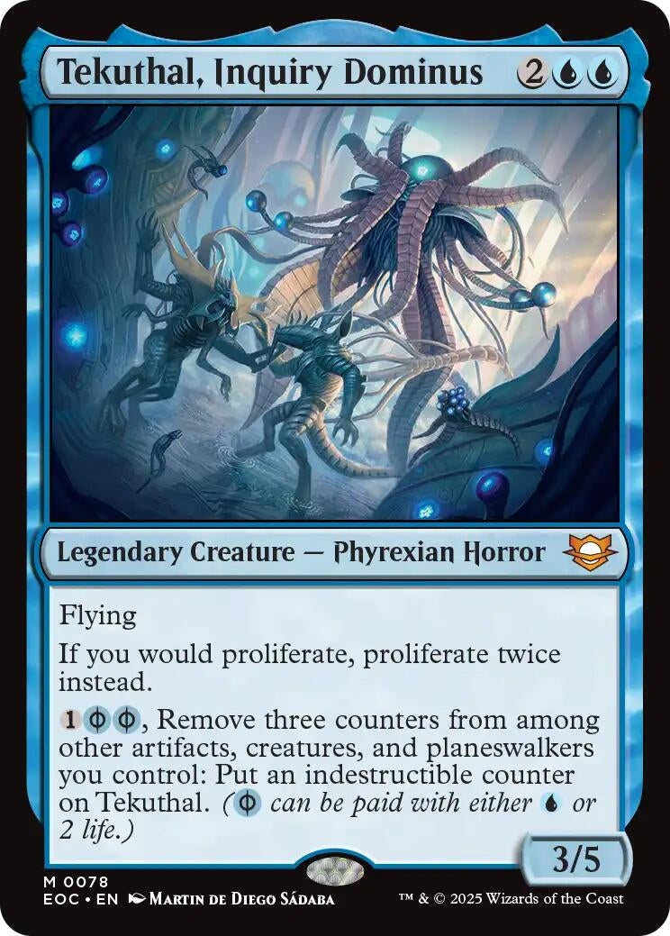 Image for Tekuthal, Inquiry Dominus (78) (Commander: Edge of Eternities) - Magic: The Gathering