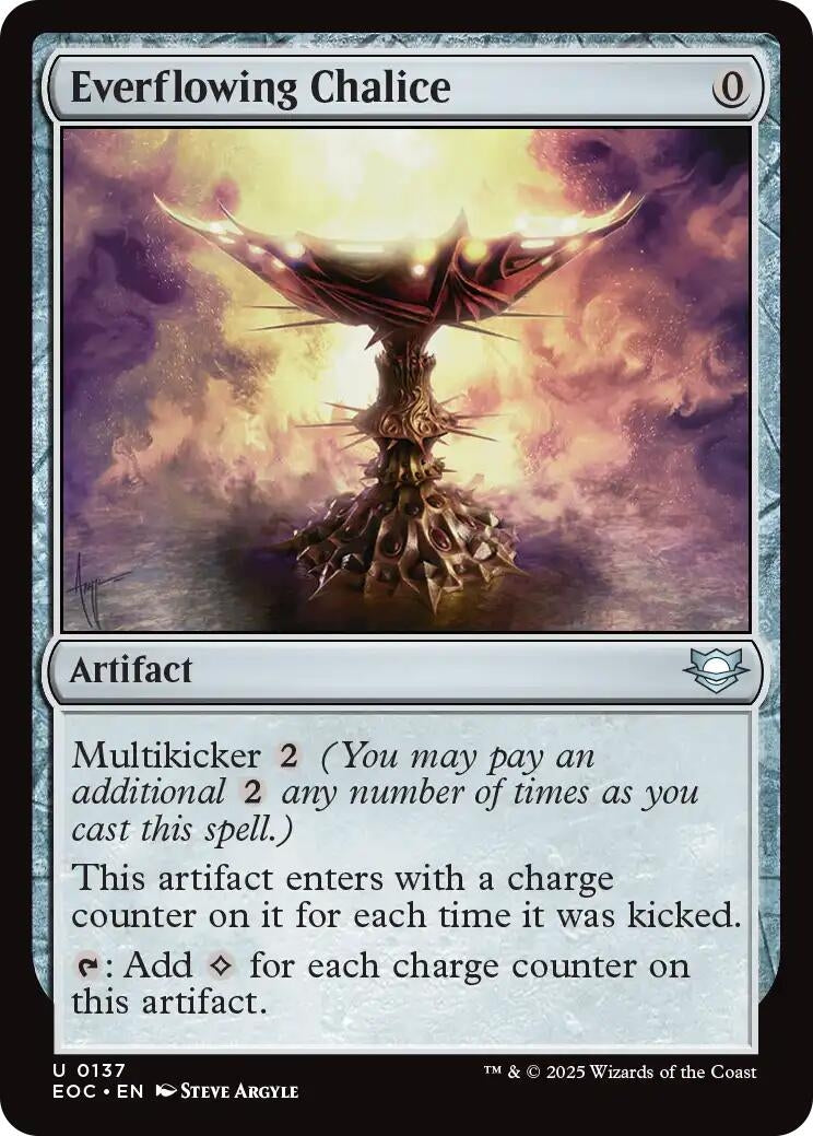 Image for Everflowing Chalice (137) (Commander: Edge of Eternities) - Magic: The Gathering