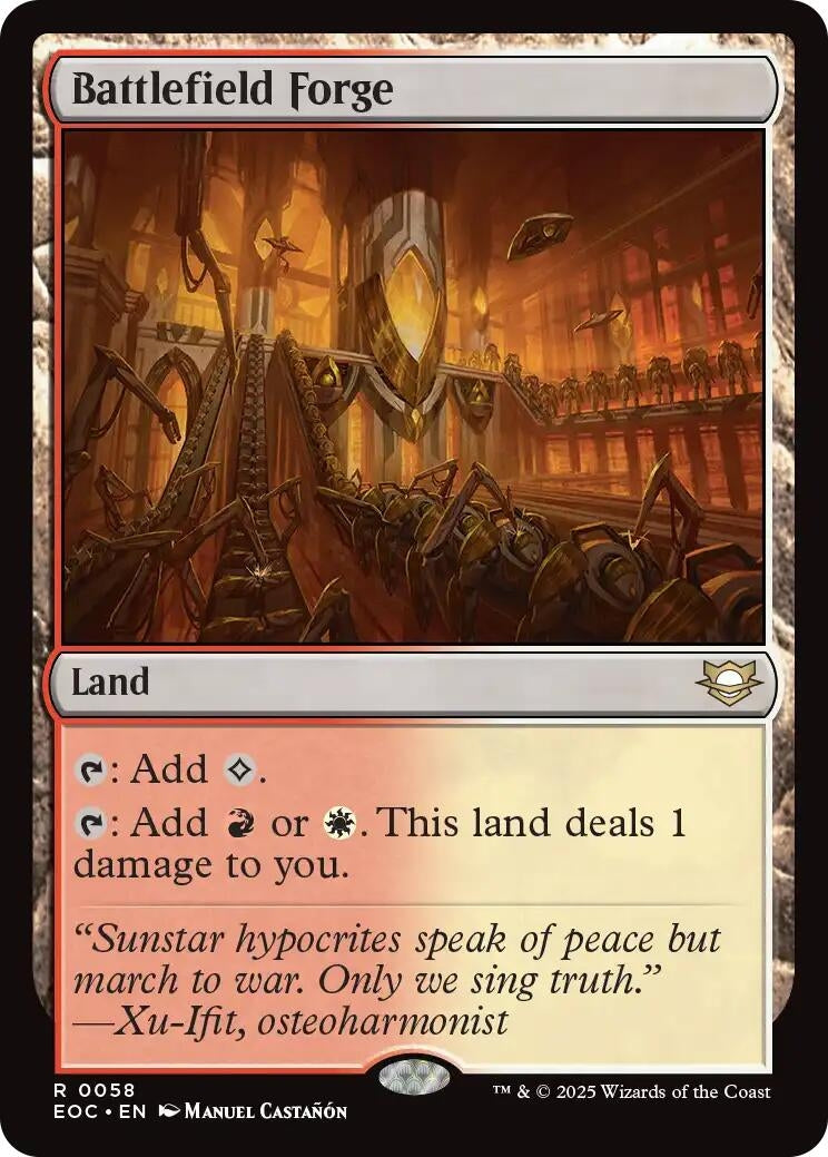 Image for Battlefield Forge (58) (Commander: Edge of Eternities) - Magic: The Gathering