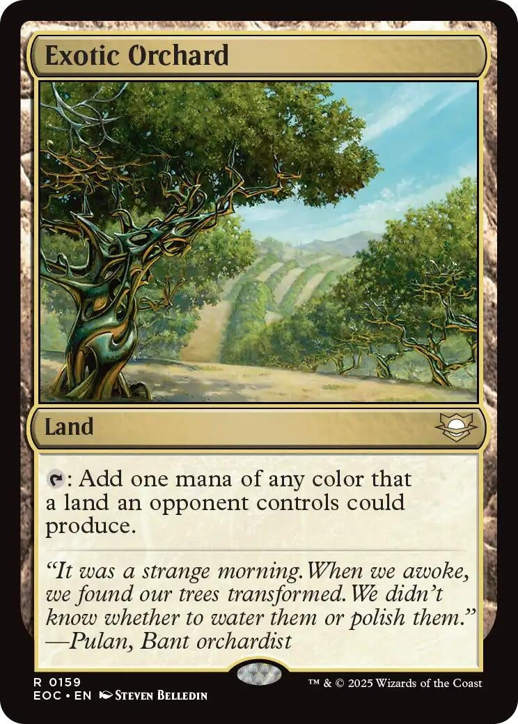 Image for Exotic Orchard (159) (Commander: Edge of Eternities) - Magic: The Gathering