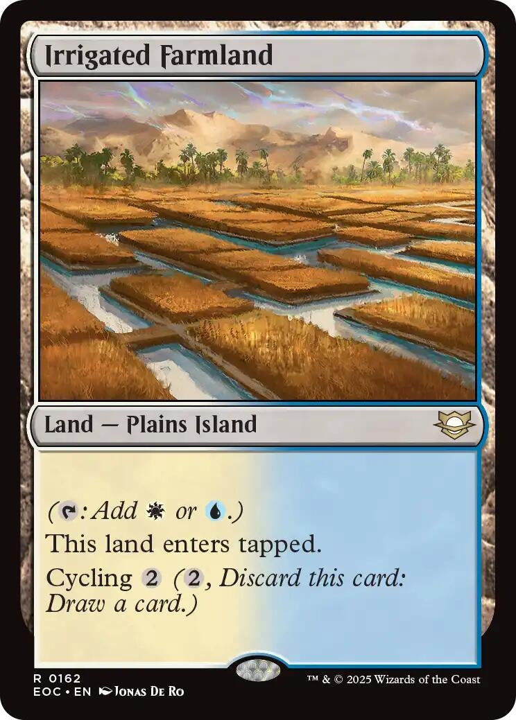Image for Irrigated Farmland (162) (Commander: Edge of Eternities) - Magic: The Gathering