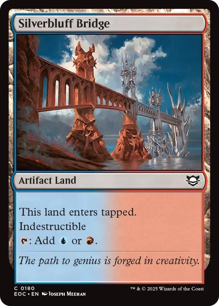 Image for Silverbluff Bridge (180) (Commander: Edge of Eternities) - Magic: The Gathering