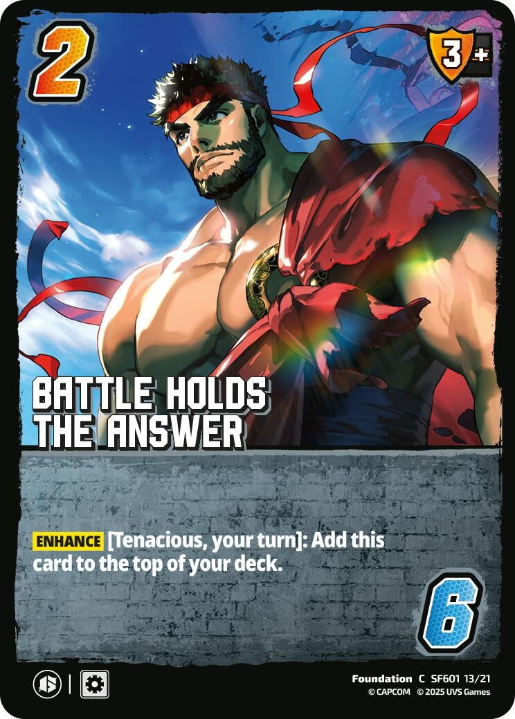 Image for Battle Holds the Answer (SF601 13/21) (Challenger Series: Street Fighter 6) - UniVersus