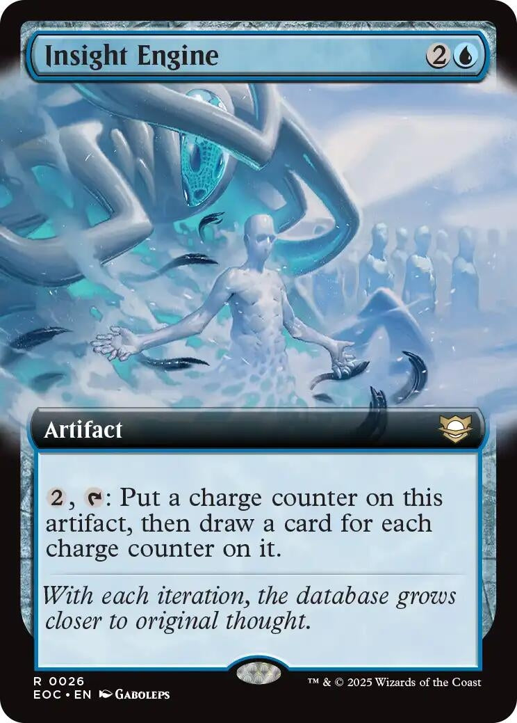 Image for Insight Engine (Extended Art) (26) (Commander: Edge of Eternities) - Magic: The Gathering